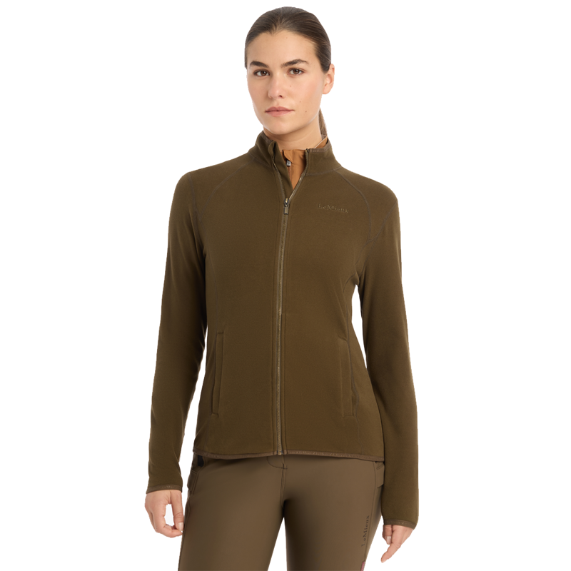 LeMieux Ladies Faye Fleece Zip Through - Alpine-3
