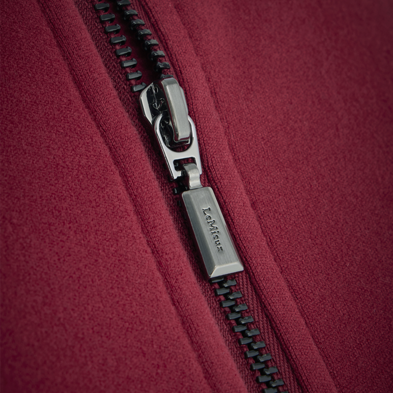 LeMieux Ladies Faye Fleece Zip Through - Ember-6