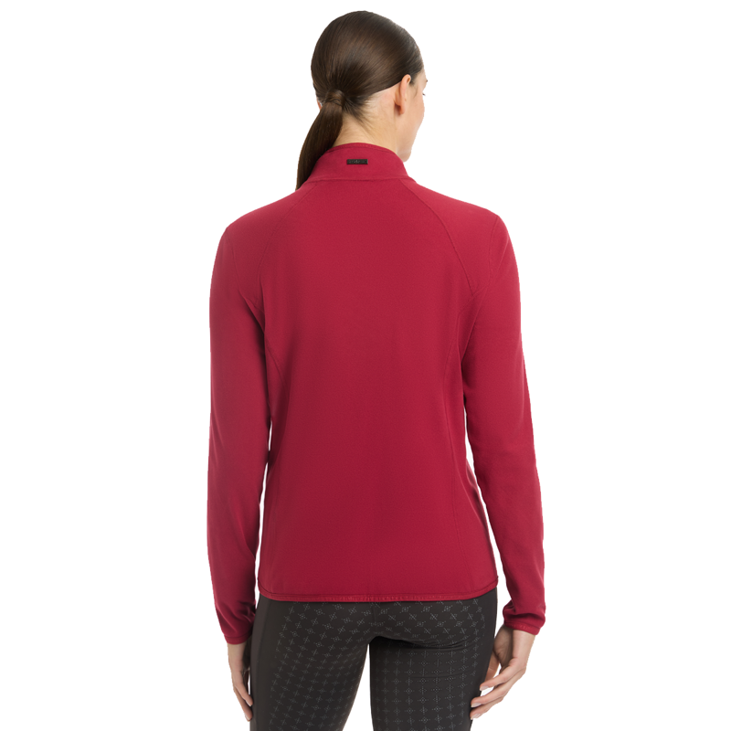 LeMieux Ladies Faye Fleece Zip Through - Ember-4