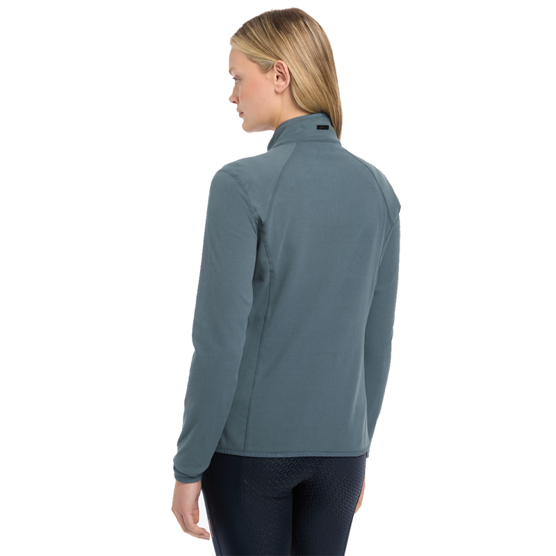 LeMieux Ladies Faye Fleece Zip Through - Petrol-5