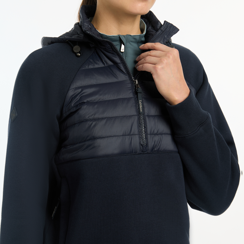 LeMieux Ladies Harley Hybrid Hoodie - Navy-6