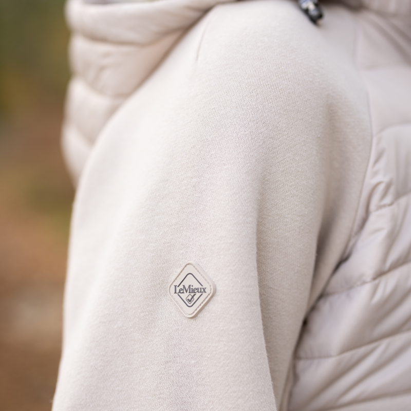 LeMieux Ladies Harley Hybrid Hoodie - Stone-9