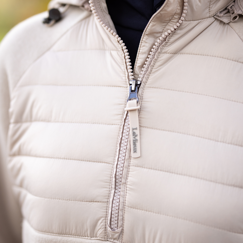 LeMieux Ladies Harley Hybrid Hoodie - Stone-8