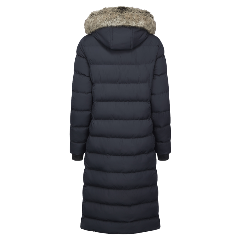 LeMieux Ladies Harper Longline Puffer Coat - Navy-2