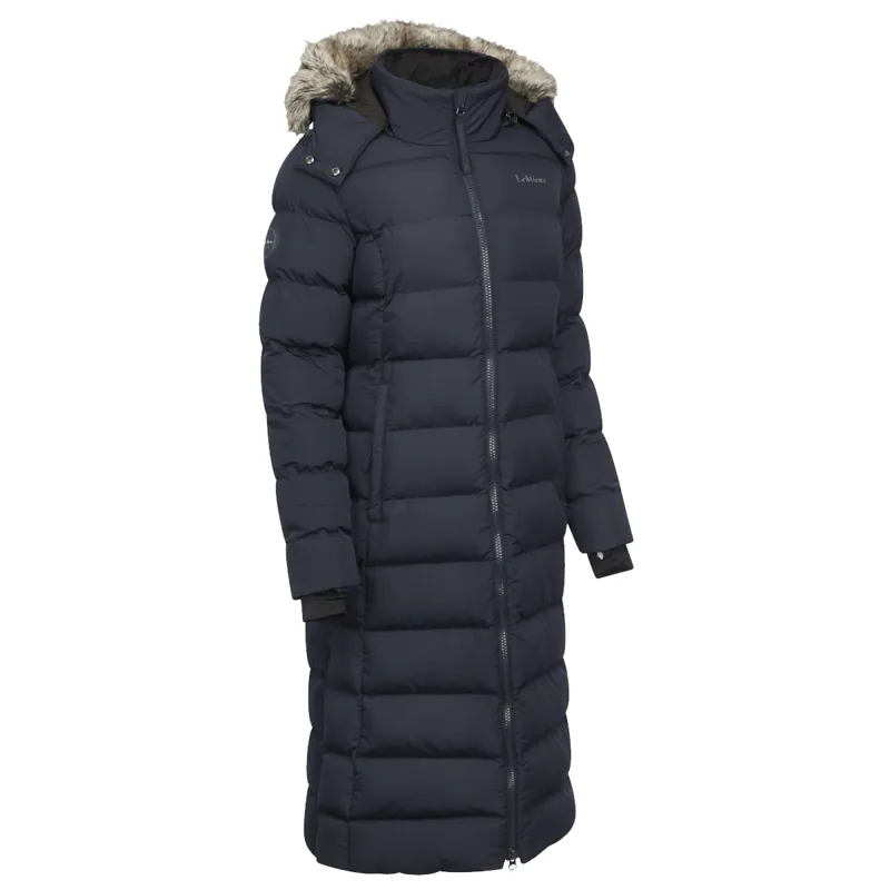 LeMieux Ladies Harper Longline Puffer Coat - Navy