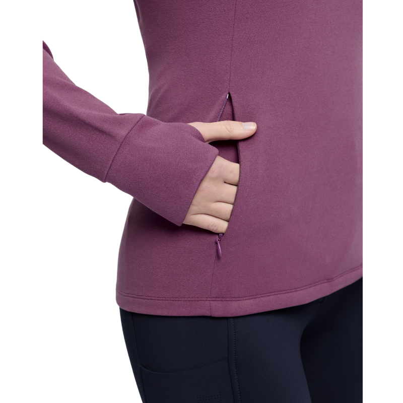 LeMieux Frances Quarter Zip Fleece - Mallow-5