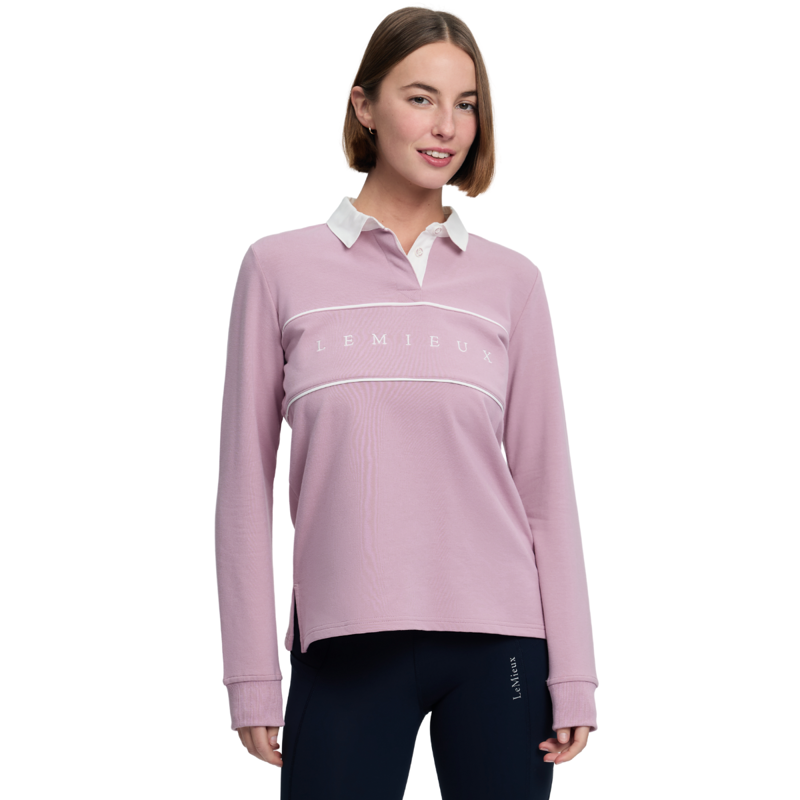 LeMieux Ladies Rochelle Rugby Shirt - Fondant-1