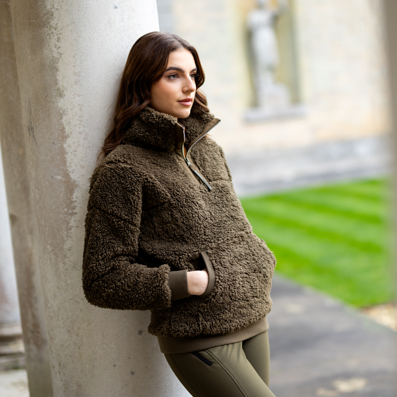 LeMieux Ladies Tara Teddy Fleece - Alpine-7