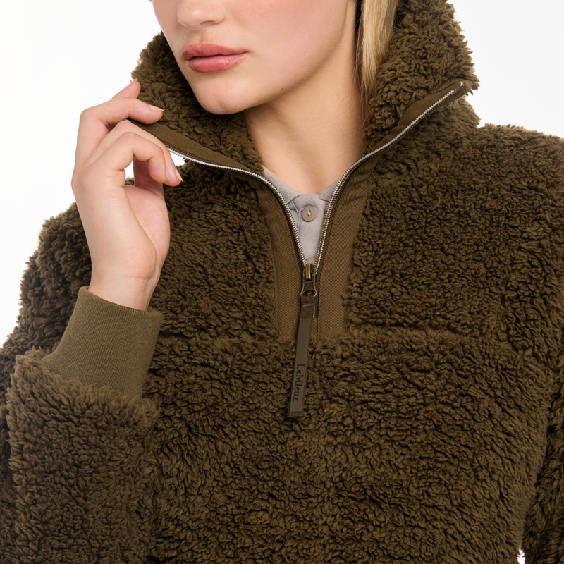LeMieux Ladies Tara Teddy Fleece - Alpine-6