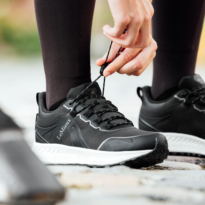 LeMieux Ladies Sport Trax 2.0 Waterproof Trainers - Black-9