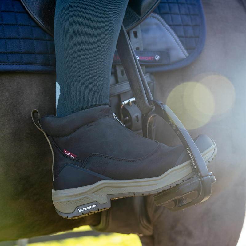 LeMieux Trex Waterproof Zip Boots - Black-5