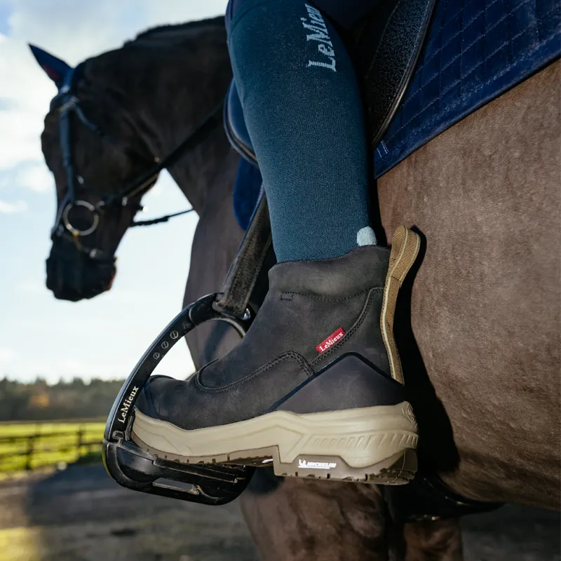 LeMieux Trex Waterproof Zip Boots - Black-2