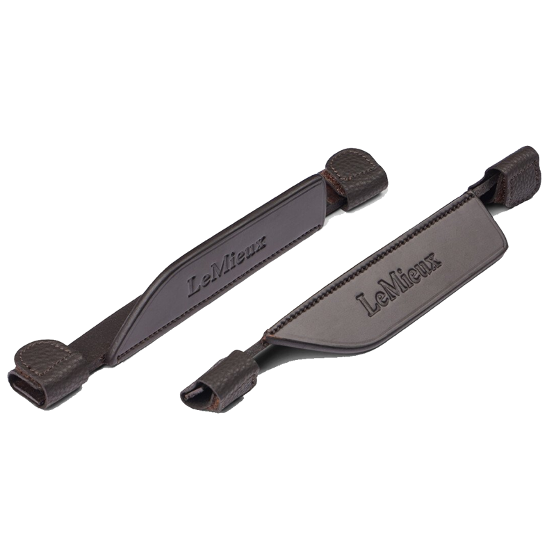 LeMieux Leather Bridle Blinkers - Brown