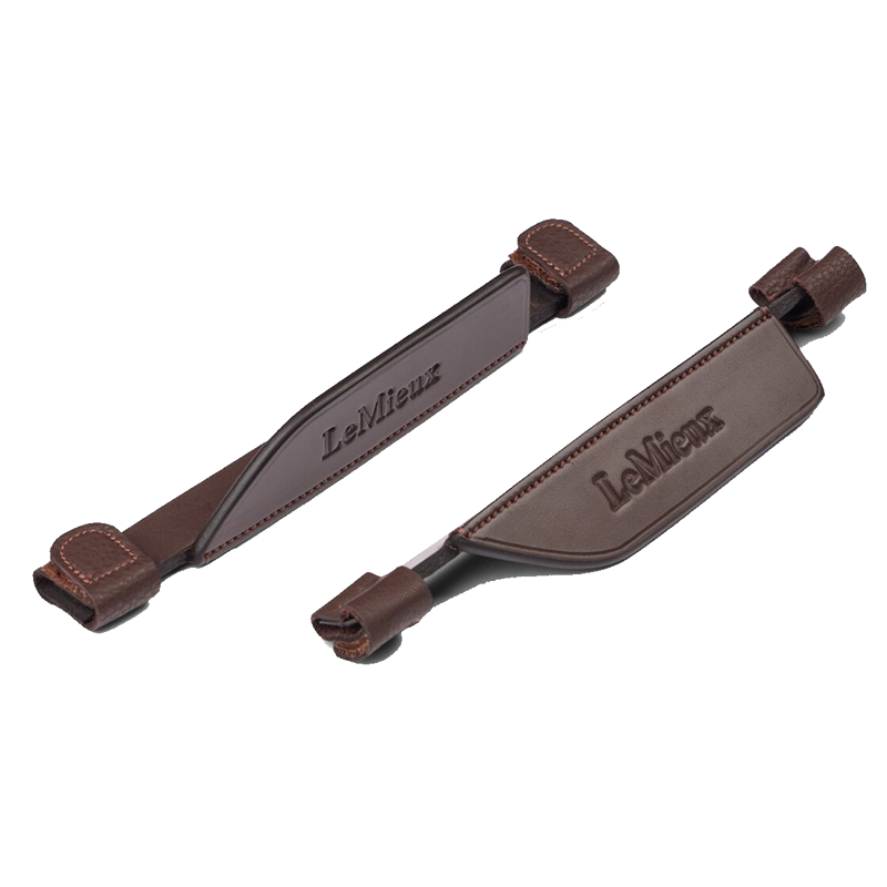 LeMieux Leather Bridle Blinkers - Havana