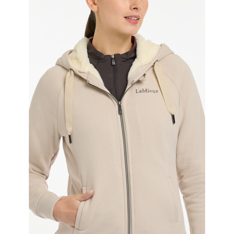 LeMieux Leia Lined Hoodie - Stone-6