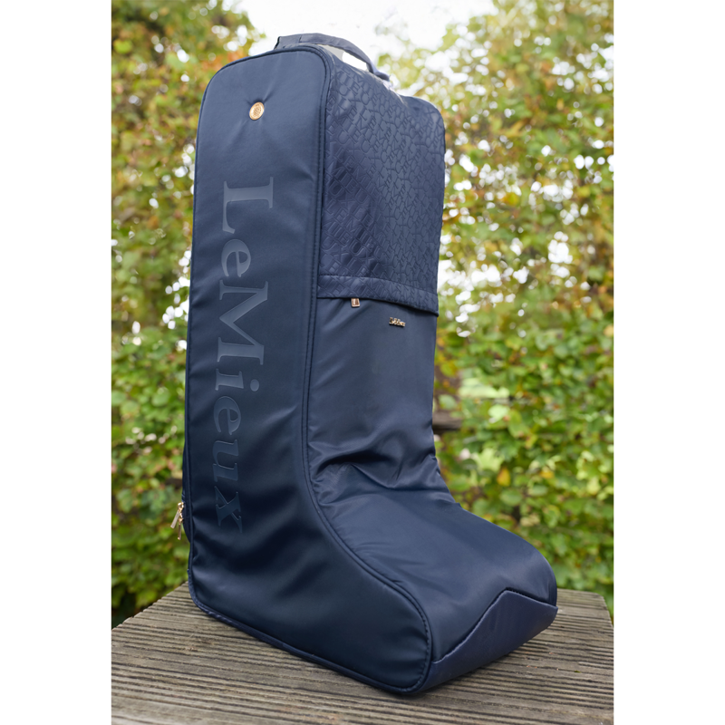 LeMieux Luxe Boot Bag - Navy-3