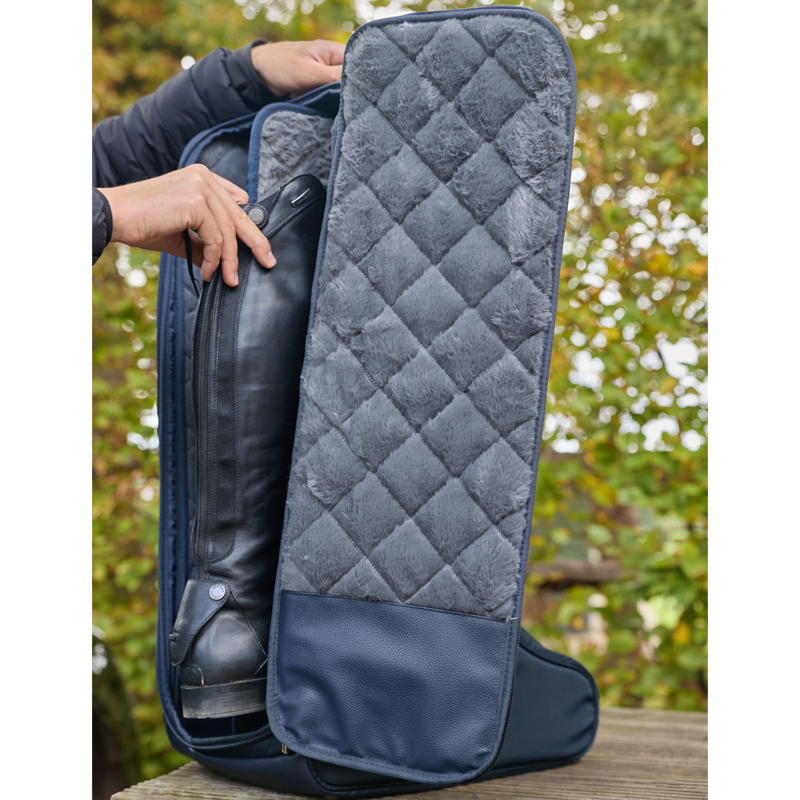 LeMieux Luxe Boot Bag - Navy-5