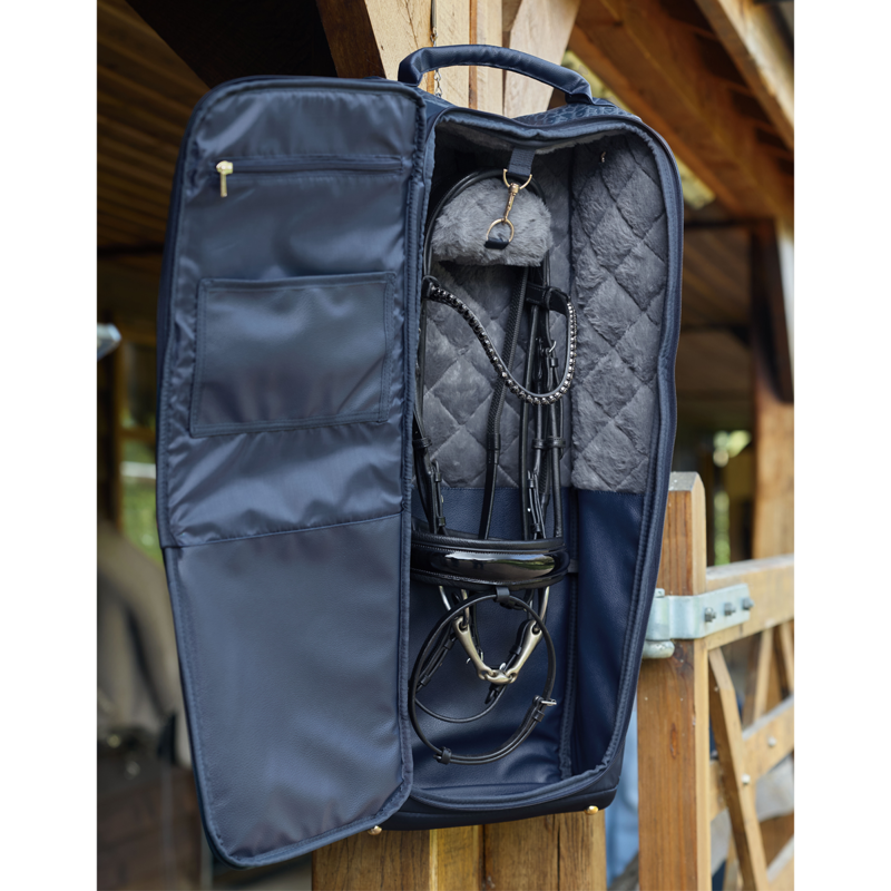 LeMieux Luxe Bridle Bag - Navy-2