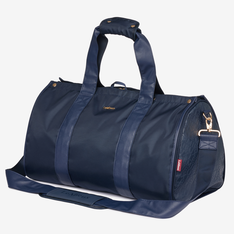 LeMieux Luxe Show Jacket Duffle Bag - Navy-1