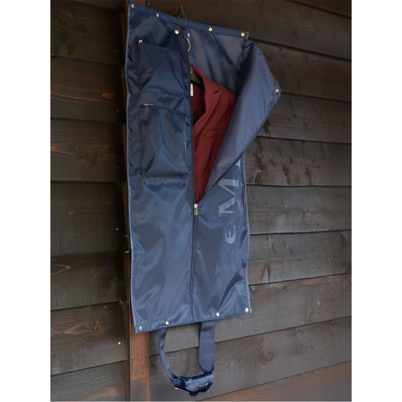 LeMieux Luxe Show Jacket Duffle Bag - Navy-3