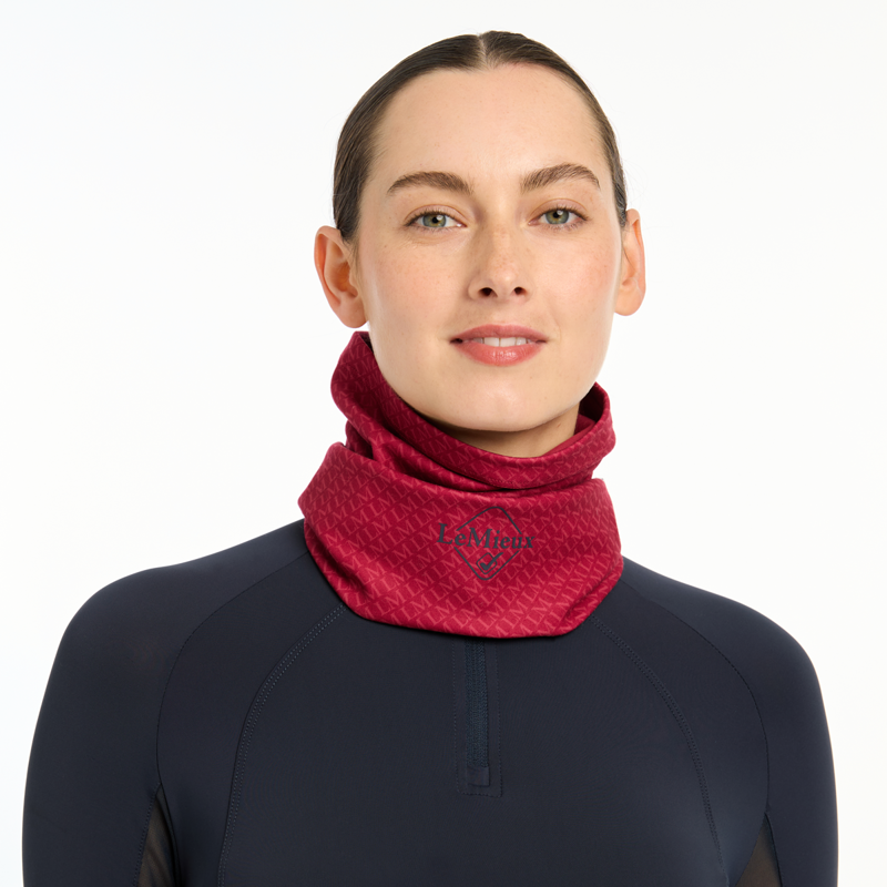 LeMieux Printed Stretch Snood - Ember-2