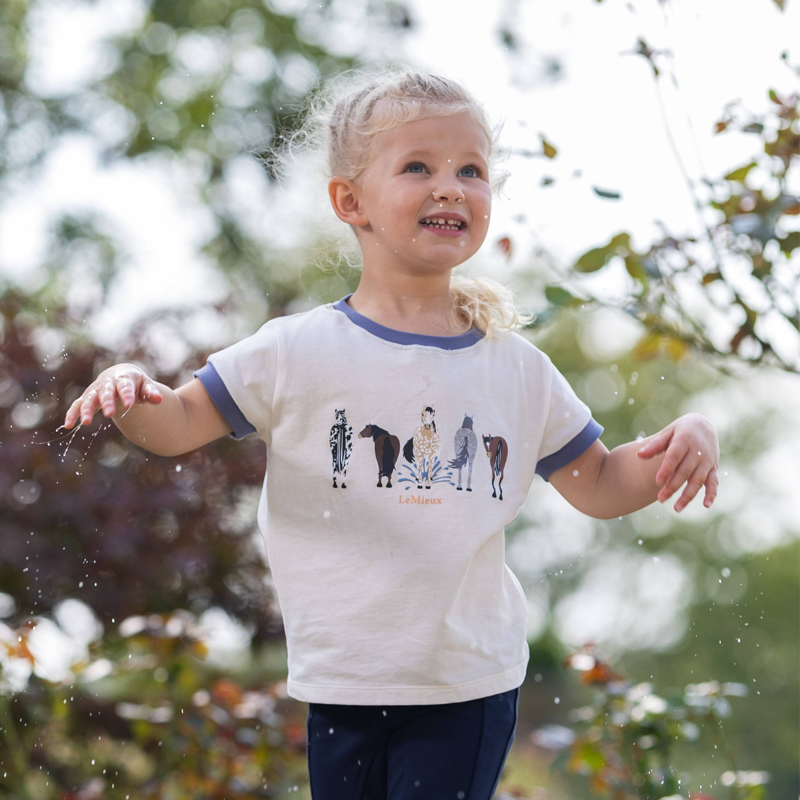 LeMieux Puddle Pals T-Shirt - Ecru-2