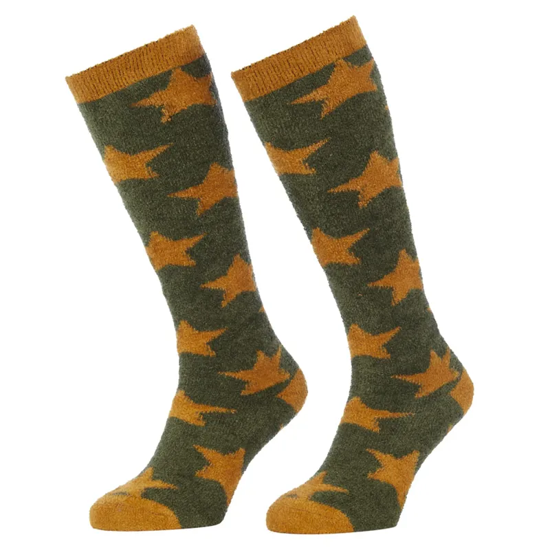 LeMieux Junior Sasha Star Fluffy Socks - Alpine