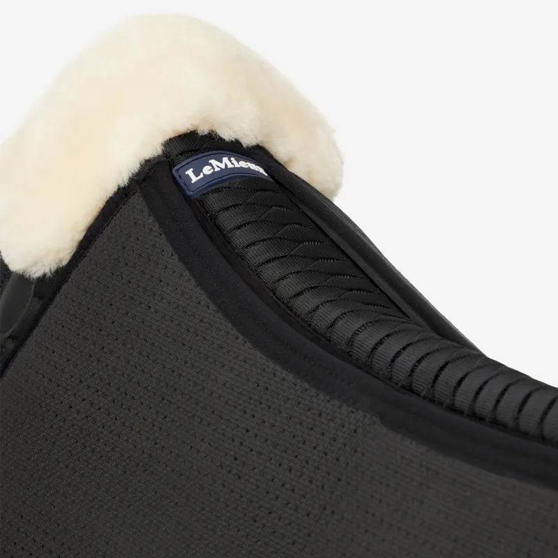 LeMieux Streamline Half Pad - Black/Natural-1