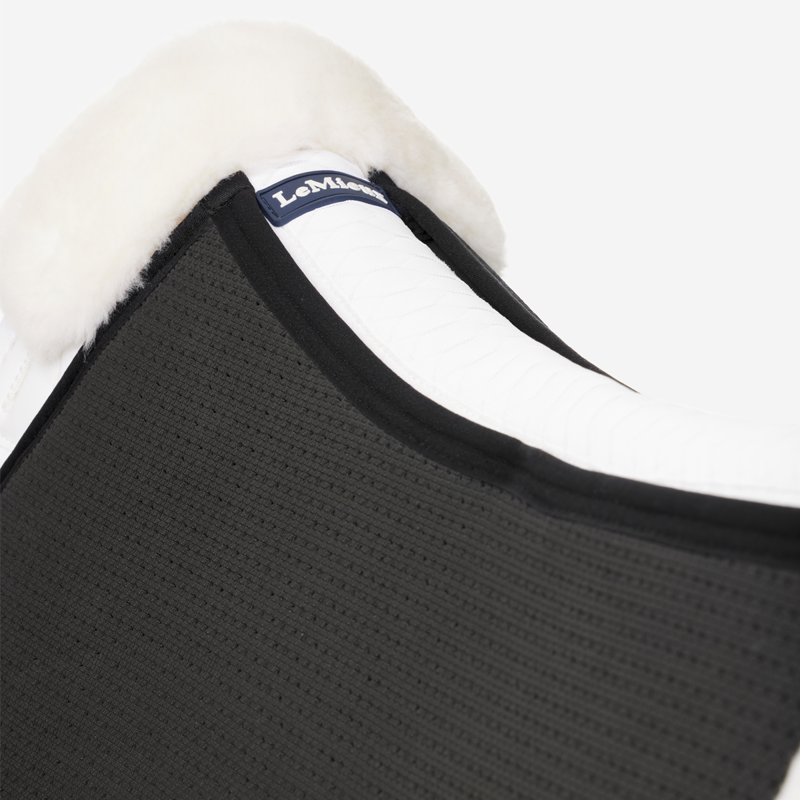 LeMieux Streamline Half Pad - White/White-1