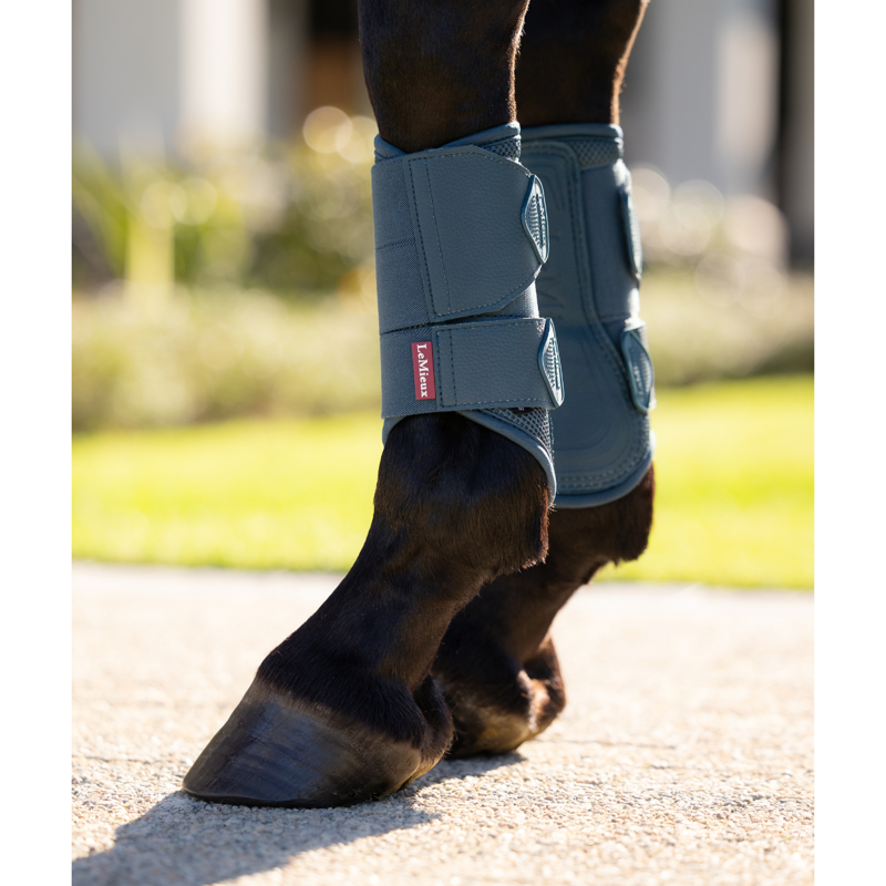 LeMieux Arika Mesh Brushing Boots - Jungle-3