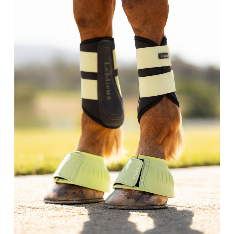 LeMieux Rubber Bell Boots - Macaron-2