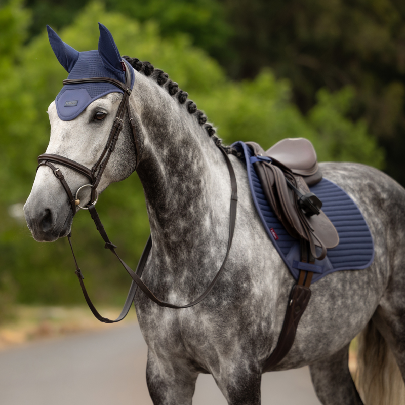 LeMieux Air-Tek Mesh Fly Hood - Shadow-1
