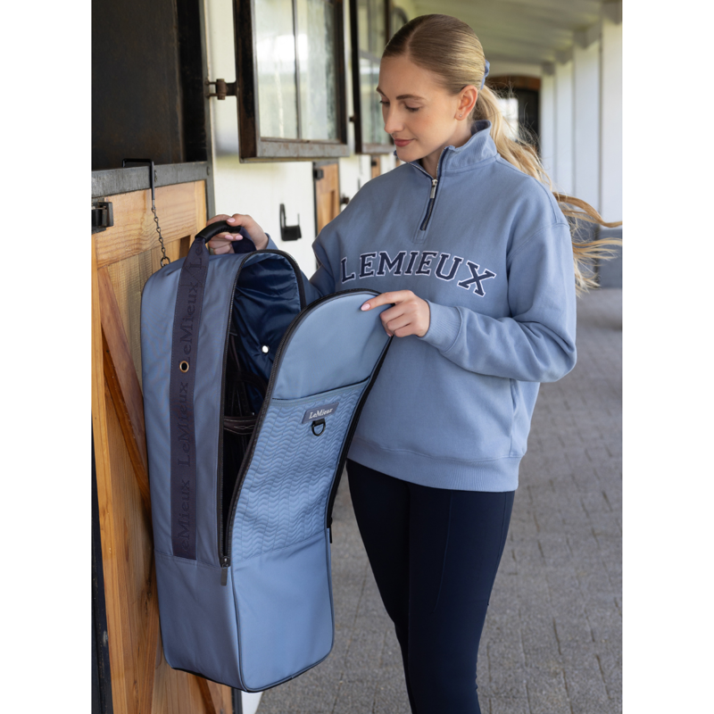 LeMieux Anatomical Bridle Bag - Powder Blue-1