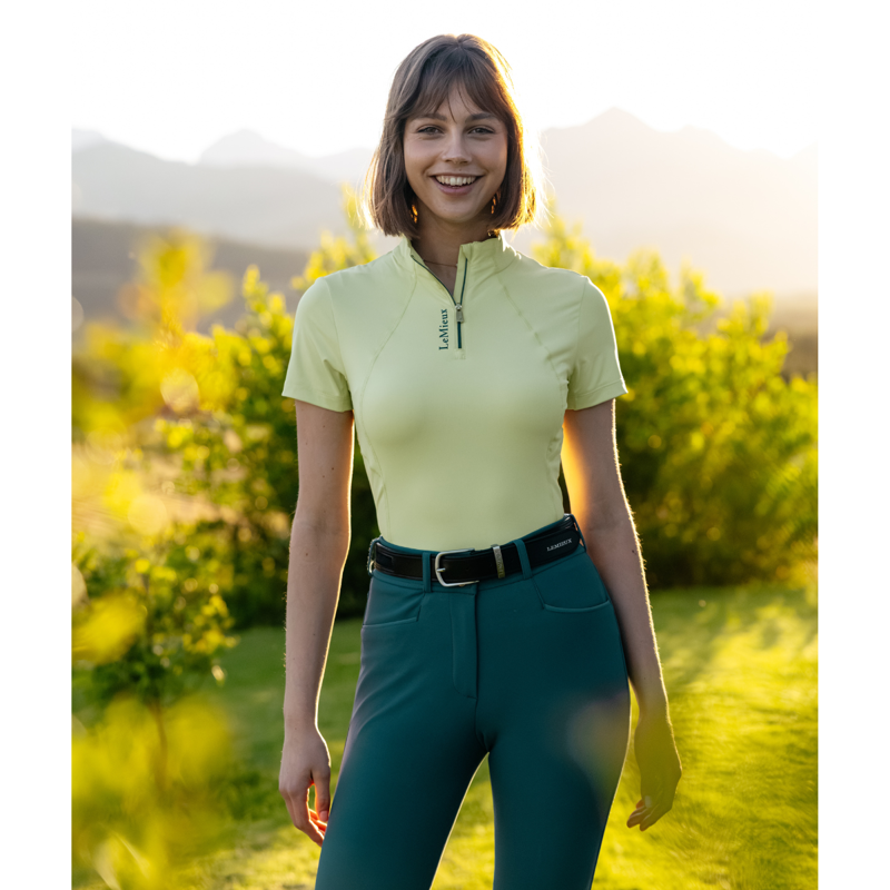 LeMieux Ladies Classique Short Sleeve Base Layer - Macaron-5
