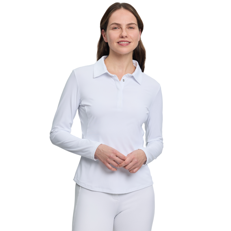 LeMieux Sarah Shirt Base Layer - White-1