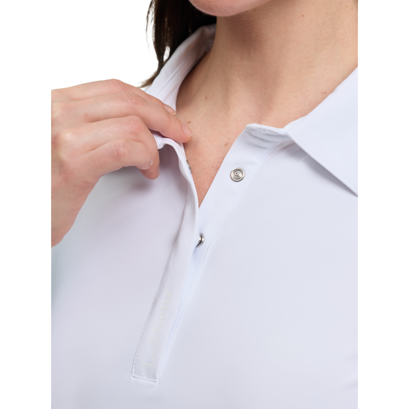 LeMieux Sarah Shirt Base Layer - White-3