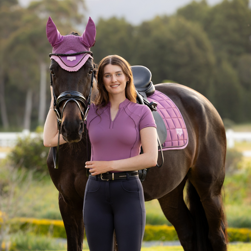 LeMieux Lisa Mesh Base Layer - Mallow-4
