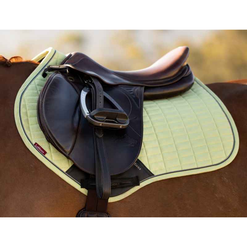 LeMieux Suede Close Contact Square - Macaron-1