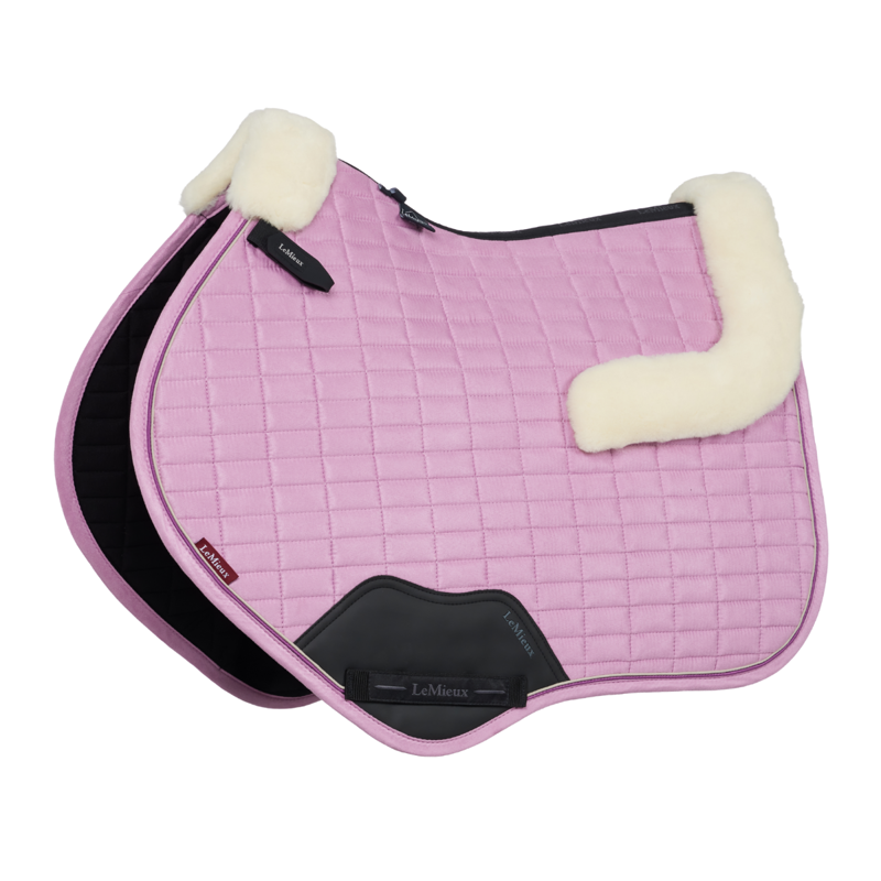 LeMieux Merino+ Suede Close Contact Square - Fondant