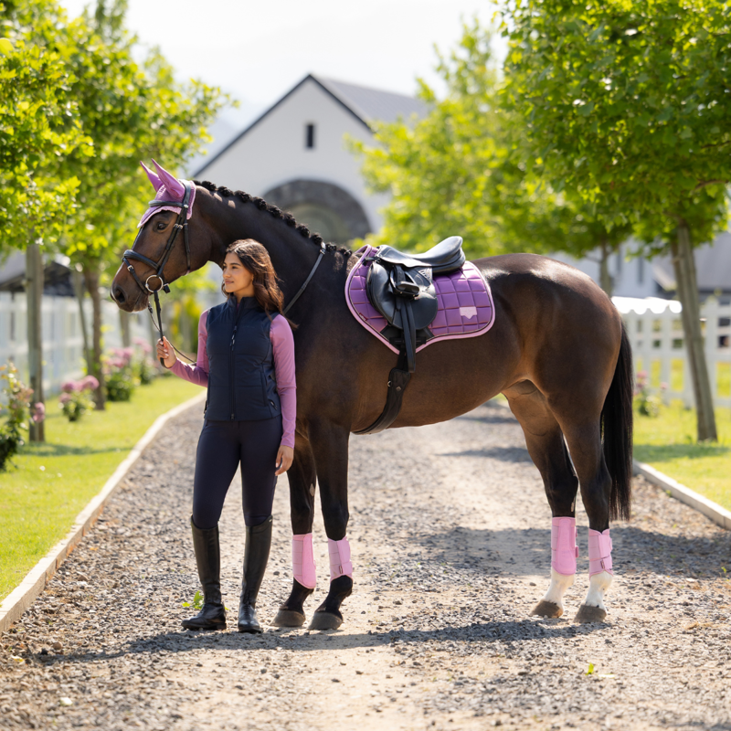 LeMieux Loire Classic Close Contact Square - Mallow-4