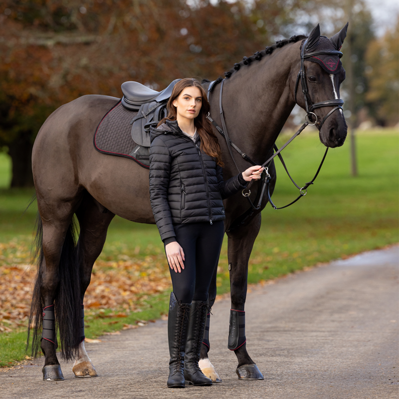 LeMieux Tilly Hooded Puffer Jacket - Black-7