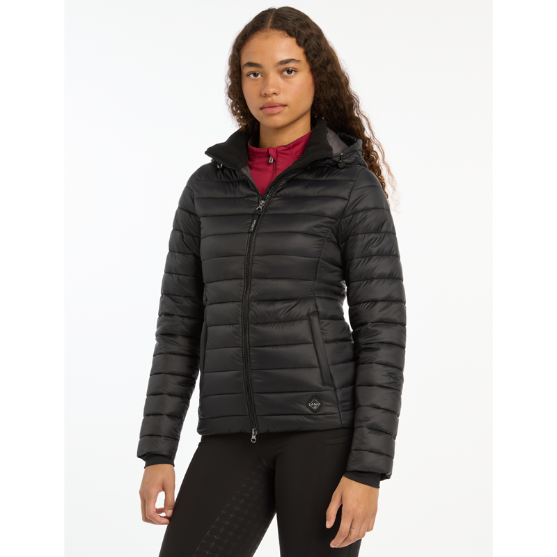 LeMieux Tilly Hooded Puffer Jacket - Black-3