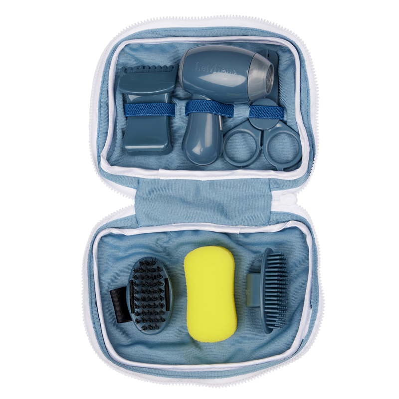 LeMieux Toy Puppy Dog Grooming Kit - Ice Blue-1