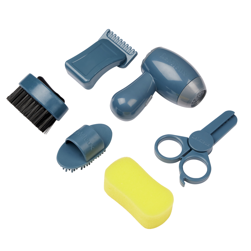 LeMieux Toy Puppy Dog Grooming Kit - Ice Blue-2