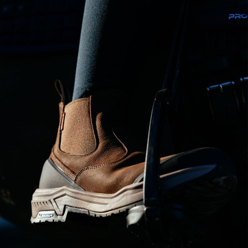 LeMieux Trex Waterproof Chelsea Boots - Brown-3