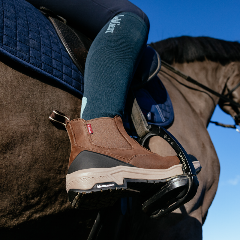 LeMieux Trex Waterproof Chelsea Boots - Brown-1