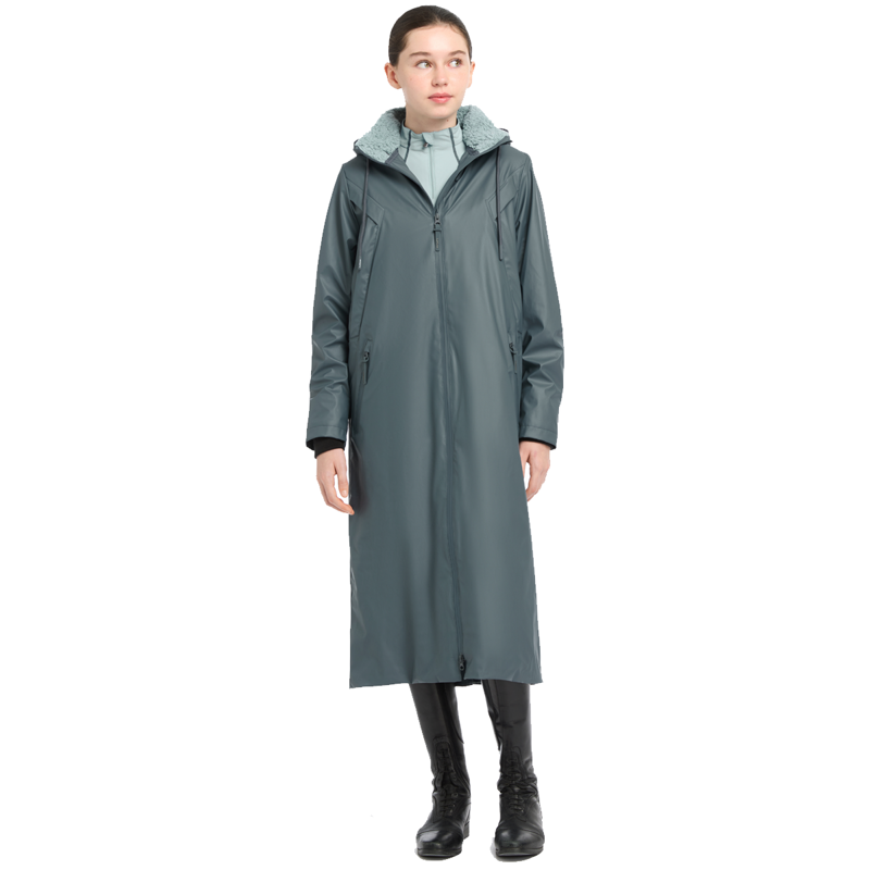 LeMieux Young Rider Elements Coat - Petrol-3