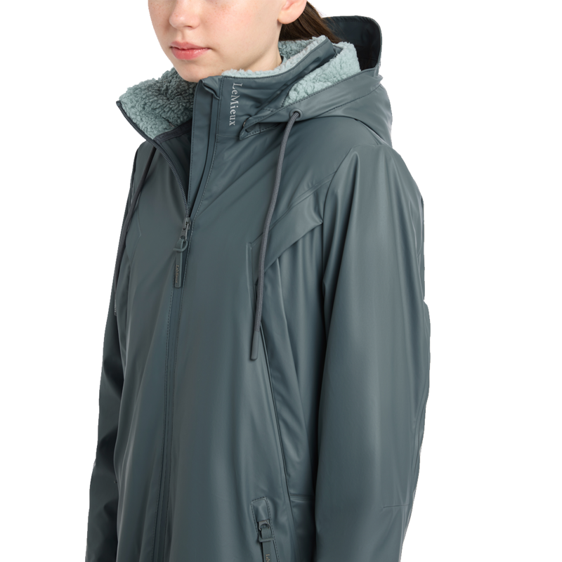 LeMieux Young Rider Elements Coat - Petrol-5