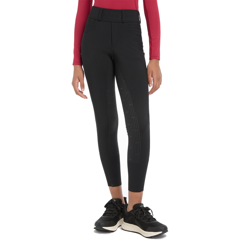 LeMieux Young Rider Ella Winter Breggings - Black-2