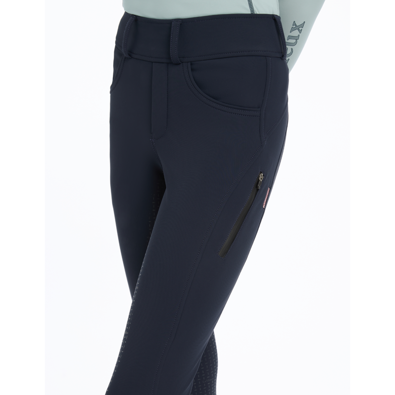 LeMieux Young Rider Ella Winter Breggings - Navy-5